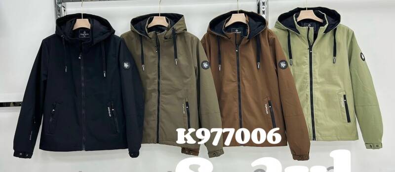 Kurtka męska cienka Roz S-2XL, 1 Kolor Paczka 5 szt